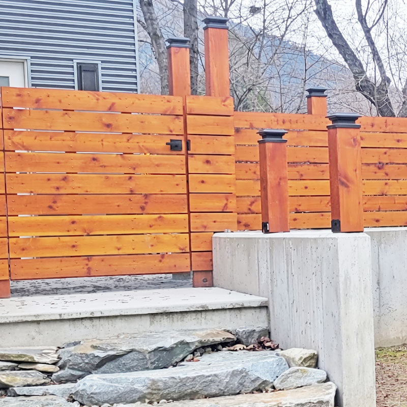 Cedar timber-frame-privacy-fence-refined-finishing-nelson